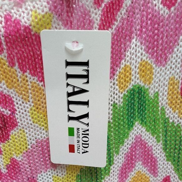 IMAXE Vibrant Patterned Dress - Pink, Green, Yellow - Picture 2 of 3